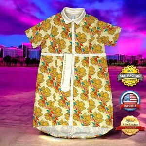 GENUINE Disney Marvel Black Panther Cosplay Costume Shirt Dress PLUS SIZE 3X NWT